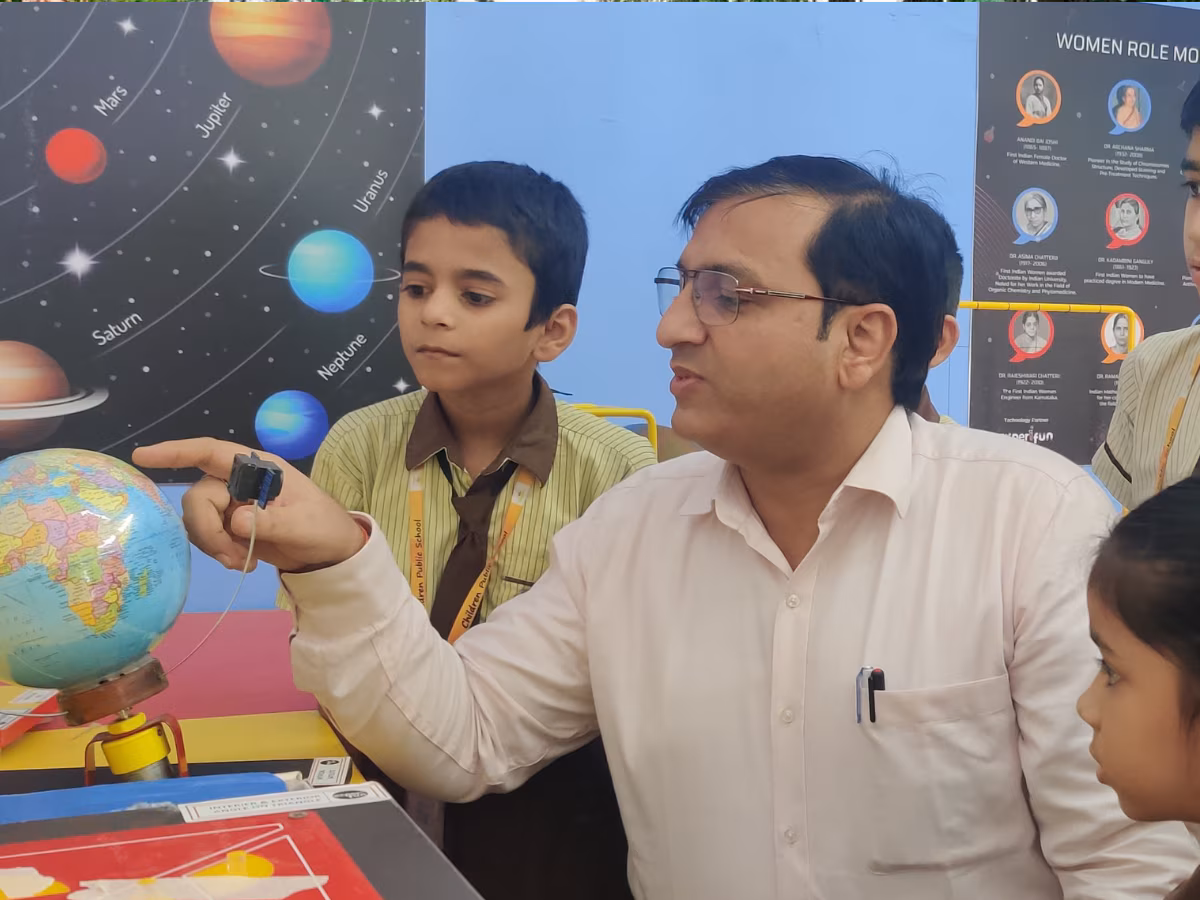 Qualified teachers in classroom